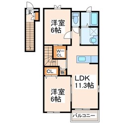 グリーンＫの物件間取画像